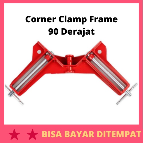 Corner Clamp Frame 90 Derajat Max Range 75mm / Alat Clamp Klem Penjepit Jepit Sudut Pojok Pojokan Pi