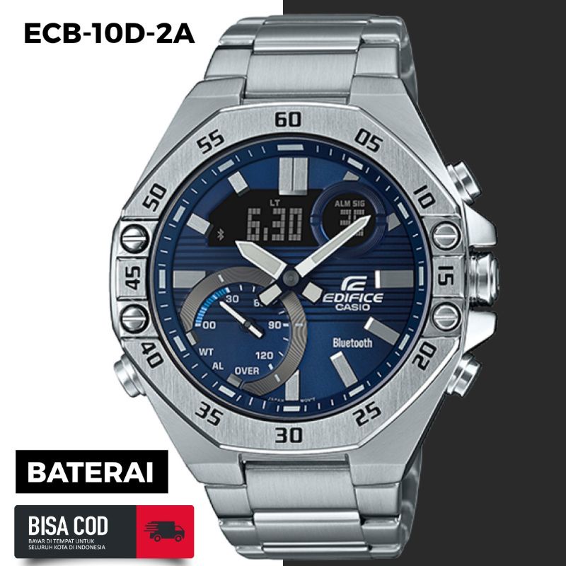 Jam Tangan Pria Merk Edifice Tipe ECB-10D-2A