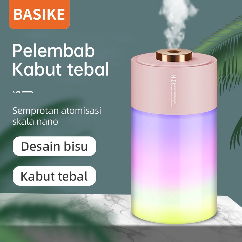 Humidifier Aromatherapy 7 Color Night Light Essential Oil Diffuser Auto Shut Off 3 Gears Timing Spray Function 2 Gears Pioneered the colorful rotating color permeable shadow effect High Density Nano Molecular Nozzle 300ml