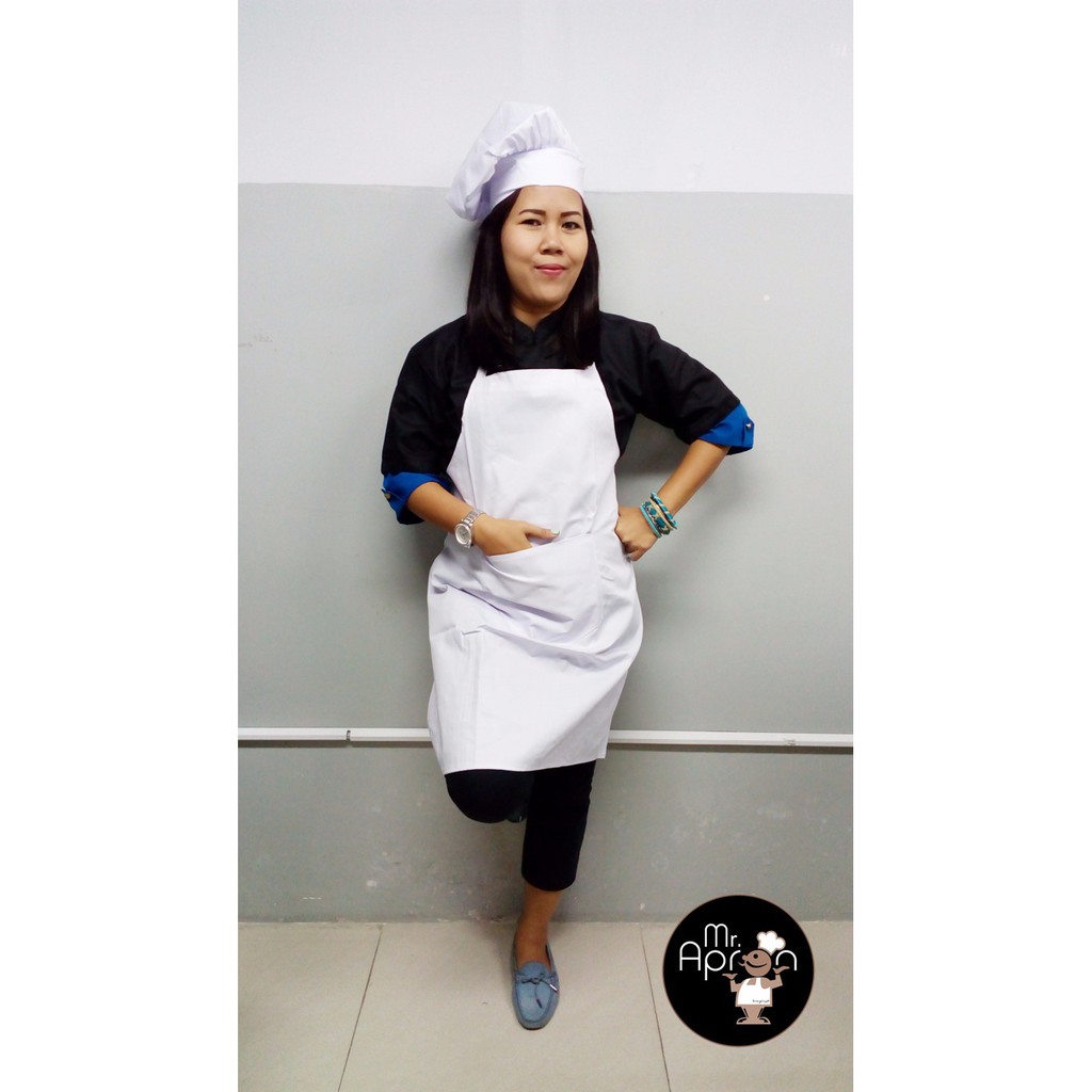 Apron / Celemek Masak (Putih)