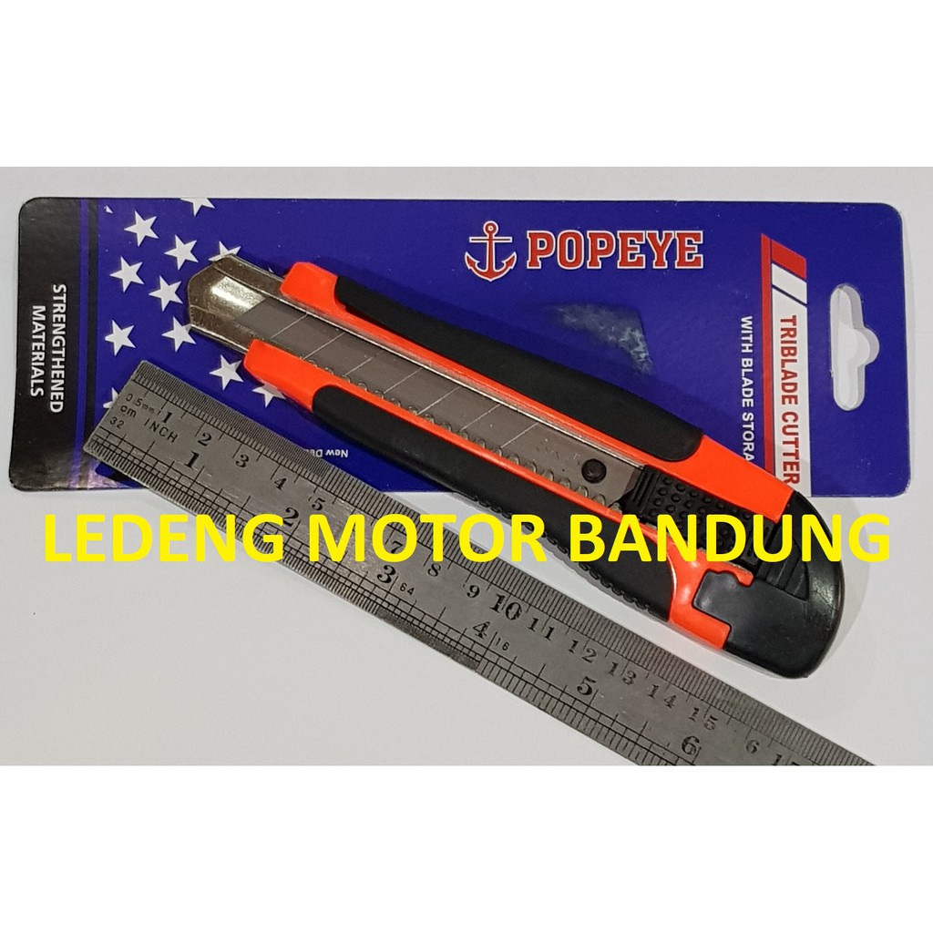 

Cutter Besar Popeye Alat Potong Kertas Cuter Blester Kuat