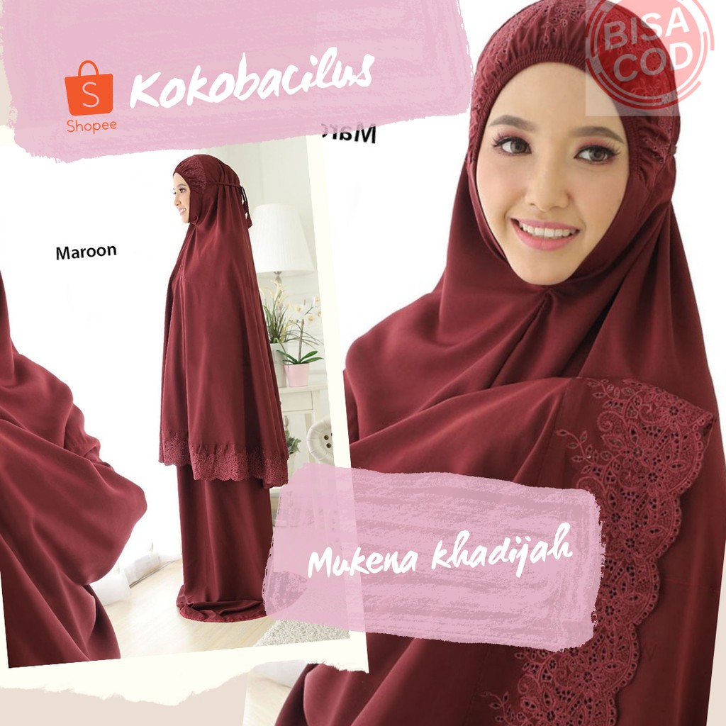 Mukena Khadijah Jumbo Mukena Khadijah Dewasa Mukena Khadijah Ori Mukena Siti Khadijah Mukena Anak