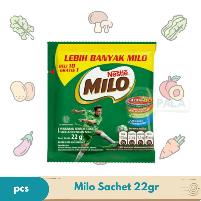 

Milo 22gr Sachet