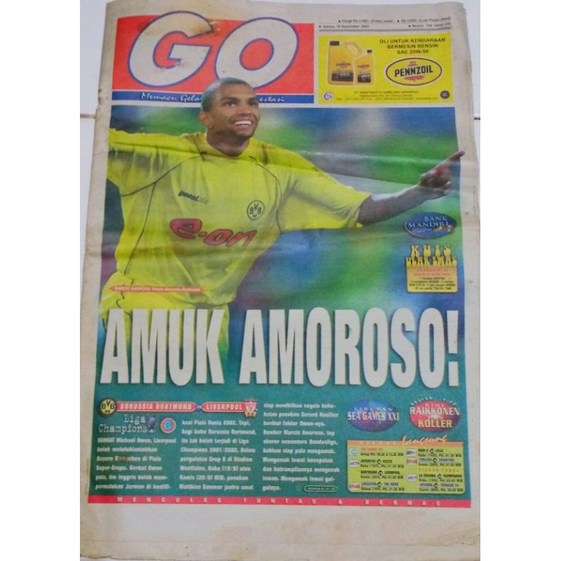 Tabloid GO, 18 September 2001