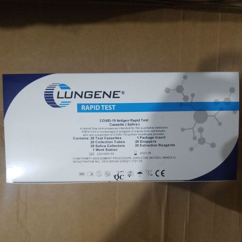 Antigen Saliva (Air Liur) Rapid Test | isi 20 pcs Original