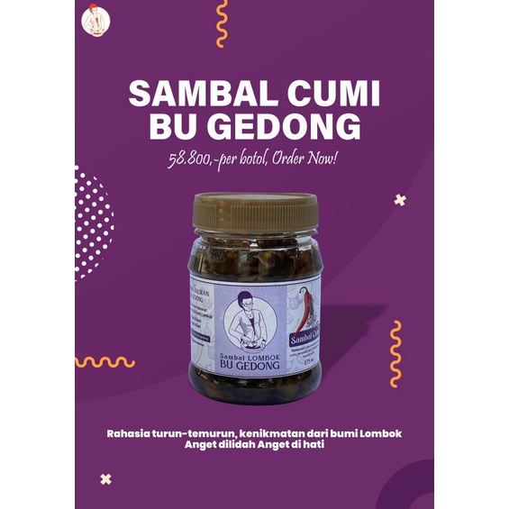 

sambal cumi bu gedong