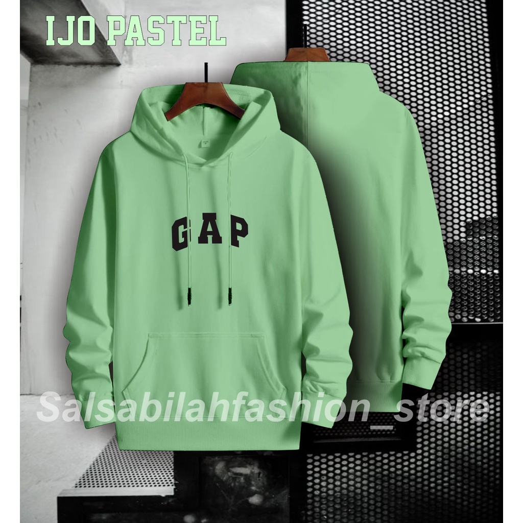 TERMURAH !! COD Jaket Sweater Hoodie Pria Distro GAPP Original Big Size Jumbo M - XXL