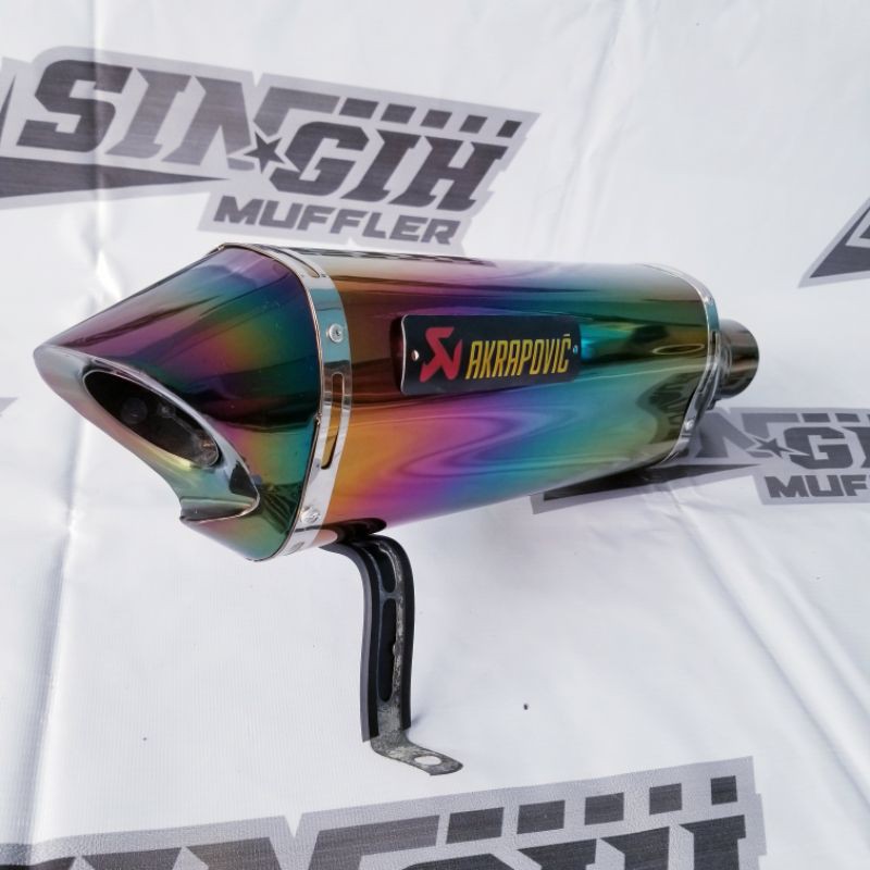 KNALPOT AKRAPOVIC VALENCIA BUAT MATIC NMAX-VARIO-PCX-BEAT-ADV-4