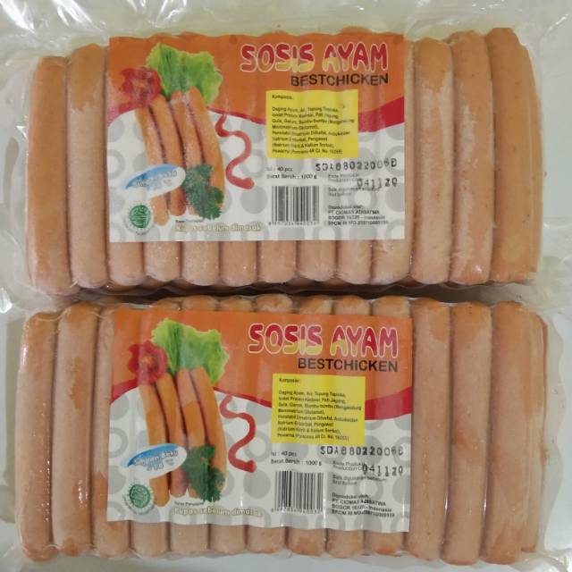 Sosis ayam best chicken 1kg isi 40