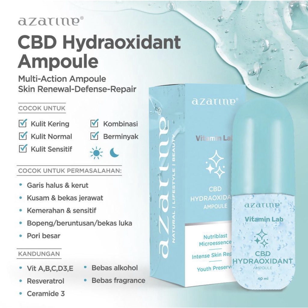 Azarine CBD Hydraoxidant Ampoule 40ml