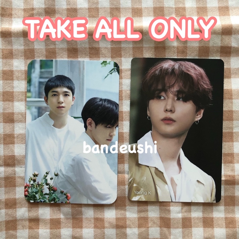 DAY6 SCENTOGRAPHER COIN PURSE SUNGJIN PC PHOTOCARD PAIR SHINHAN YOUNGK