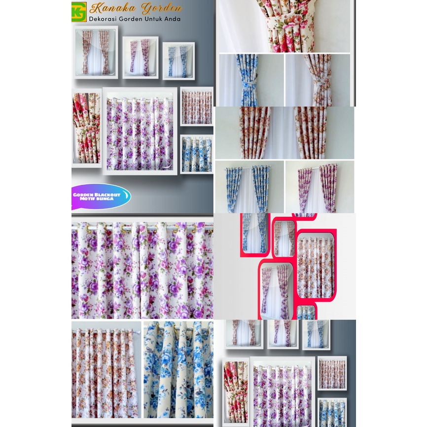 Gorden Pintu kamar gorden Jendela Minimalis Blackout Motif Flus Gorden Pintu Kamar Tidur Gorden Abu 