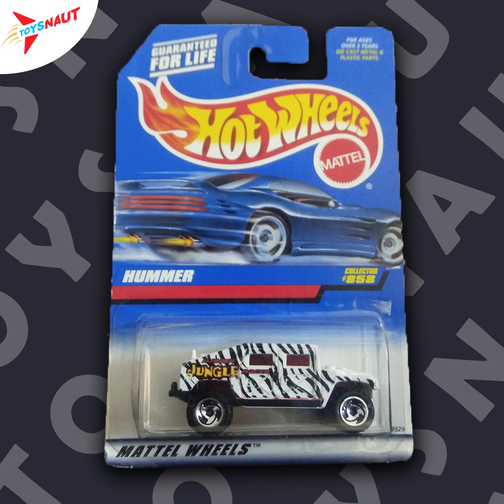 HW Hotwheels Hummer Safari Truck White Putih Kartu Biru US Diecast