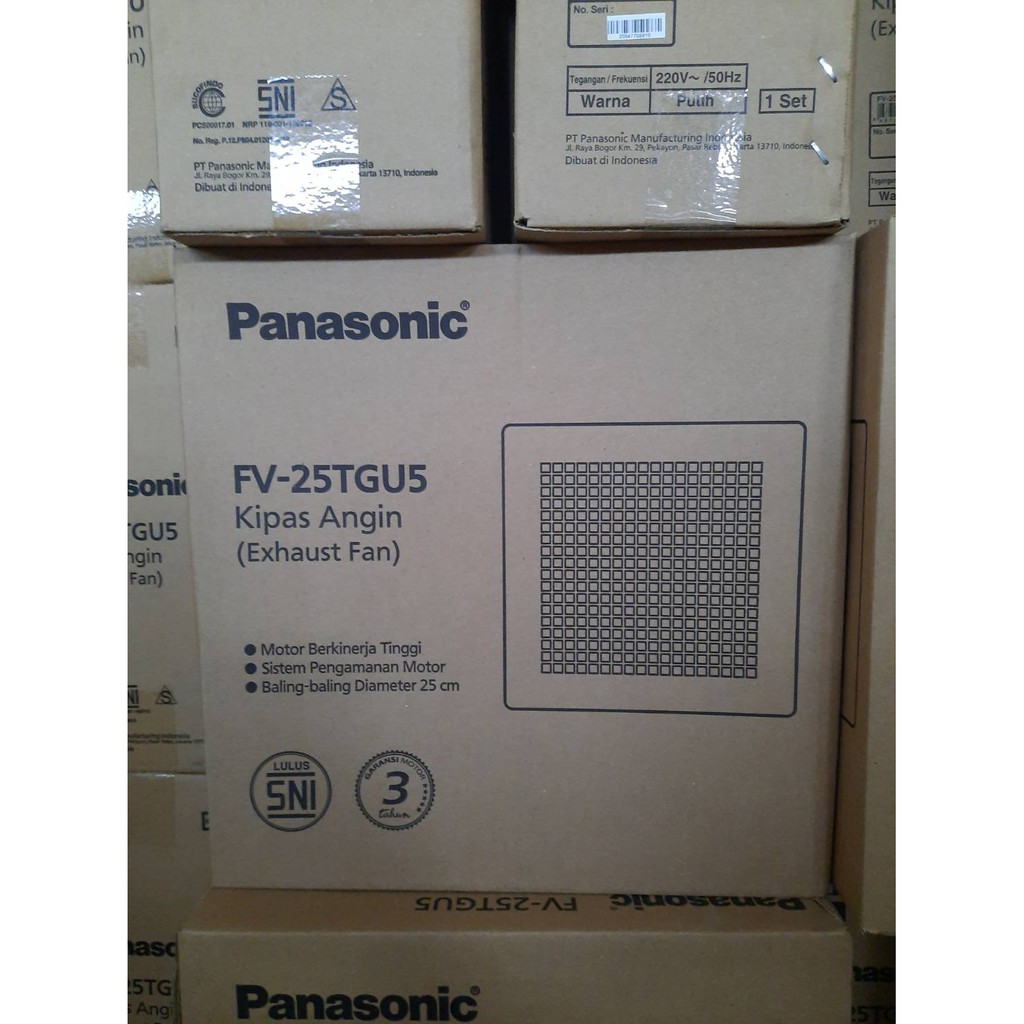 Panasonic Exhaust Fan Plafon / Ceiling FV-25TGU 25TGU 10 Inch 10&quot;