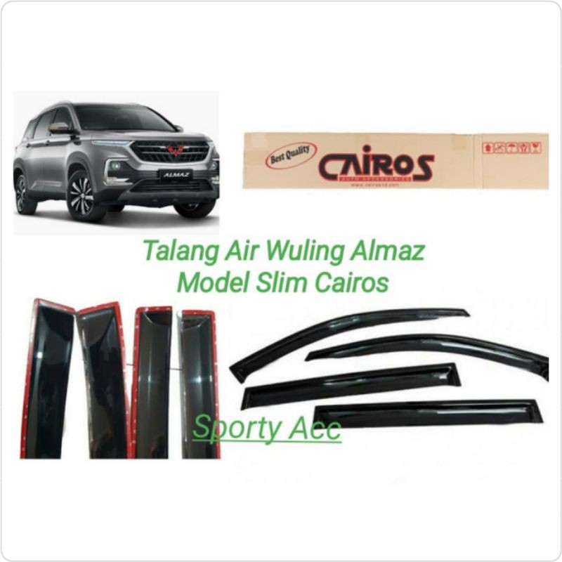 Talang Air Wuling Almaz Slim Merk Cairos