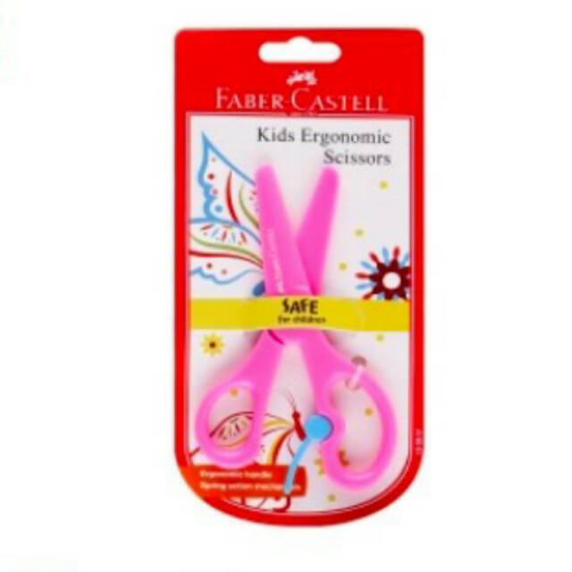 

Gunting Kertas Anak Faber Castell/Kids Ergonomic Scissors Faber Castell