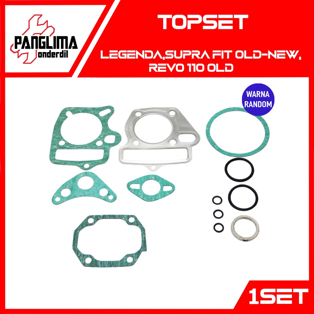 Topset Honda Supra Fit Old-New &amp; Legenda &amp; Revo 100 Lama Top Set Gasket-Packing-Paking Kit