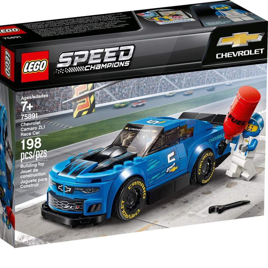 lego blue race car