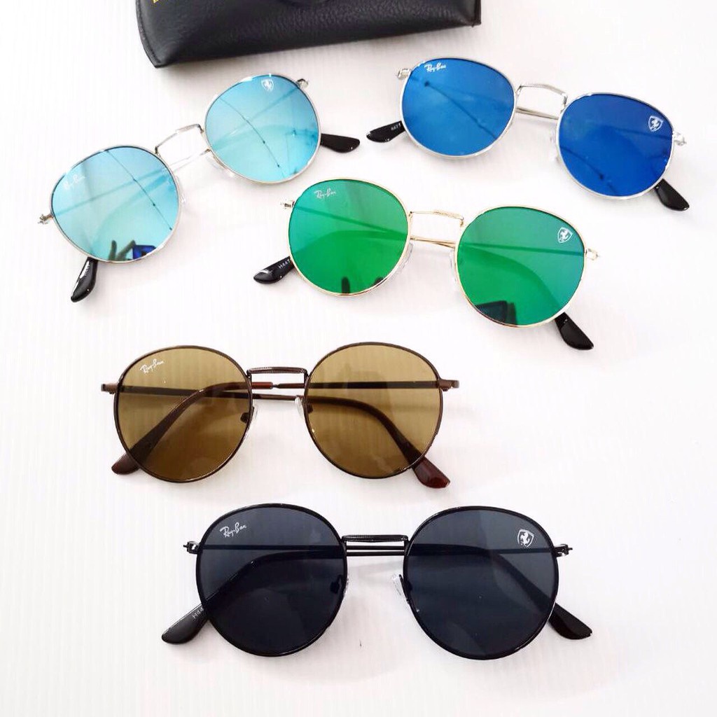 Kacamata Hitam/Kaca Mata Pria Wanita Kacamata Bentuk Oval Matahari/Frame Dan Lensa Kacamata Matahari Unisex Kaca Mata Anti Radiasi UV Sinar Matahari Polarised Fashion KCH13