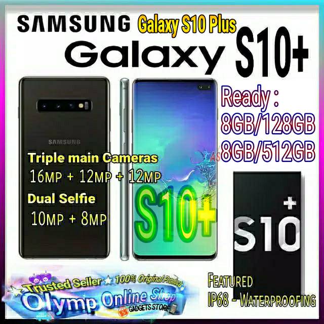 Jual Samsung Galaxy S10 Plus S10+ (8GB/128GB & 512GB) - Original New