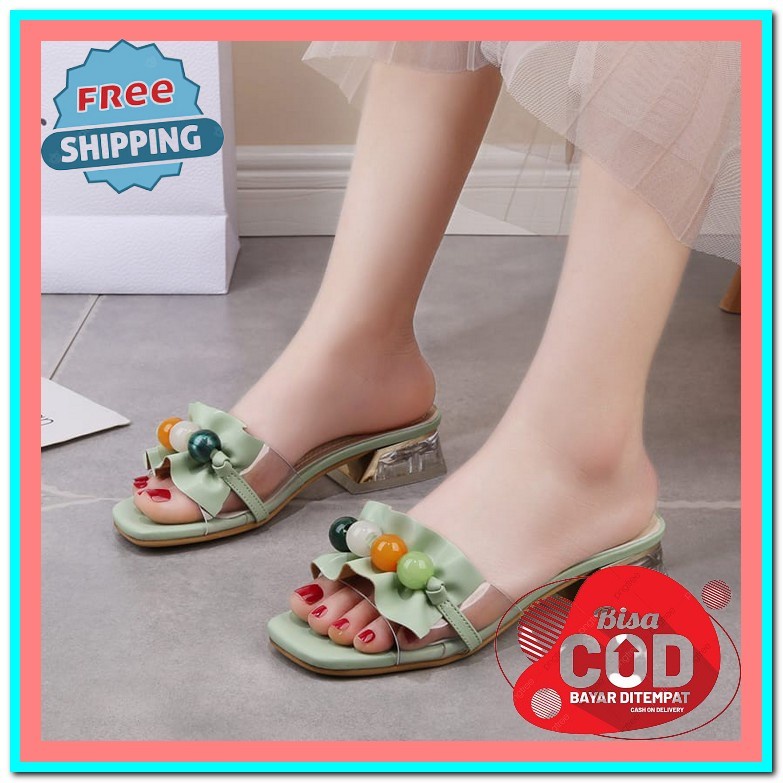 Sendal Heels Wanita Terbaru Kekinian 2022 Sandal Kondangan Ibu Ibu Hils Kerja Wisuda Bisa Cod Sendal