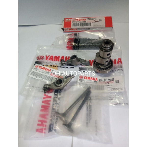 PAKET LENGKAP NOKEN AS PELATUK KLEP PAYUNG KLEP RANTAI KETENG MIO SPORTY SMILE 5TL ORI YGP