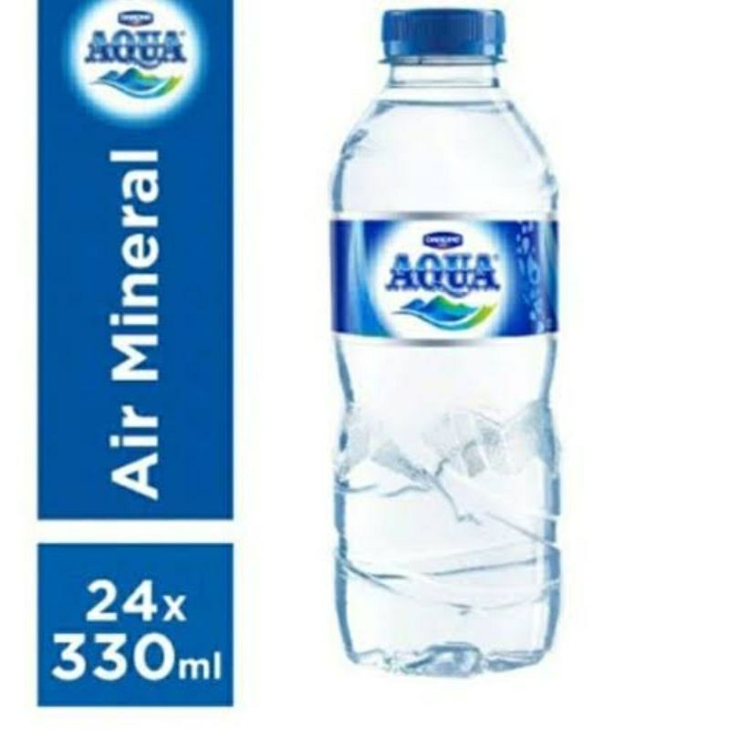 Aqua Air Mineral 330 ml x 24 botol ( 1 karton)