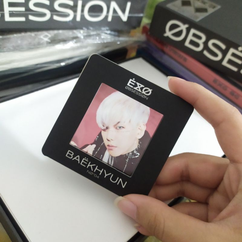 ALBUM EXO OBSESSION X-EXO VER PHOTOSLIDE CHANYEOL BAEKHYUN SHARING PHOTOBOOK[NEGOEBLE]