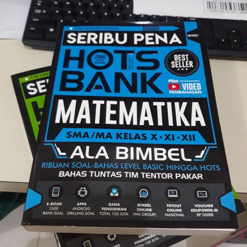 PAKET SOAL SMA ALA BIMBEL /  SERIBU PENA HOTS BANK MATEMATIKA,KIMIA,FISIKA,BIOLOGI SMA/MA-2