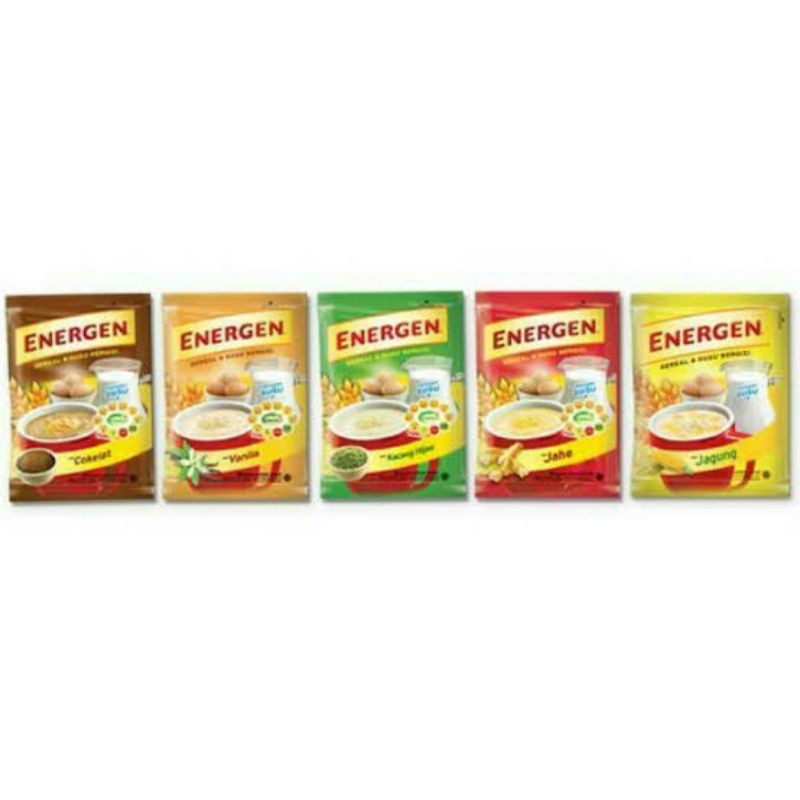 

Energen sereal & susu berenergi 30 gr isi 10 pcs