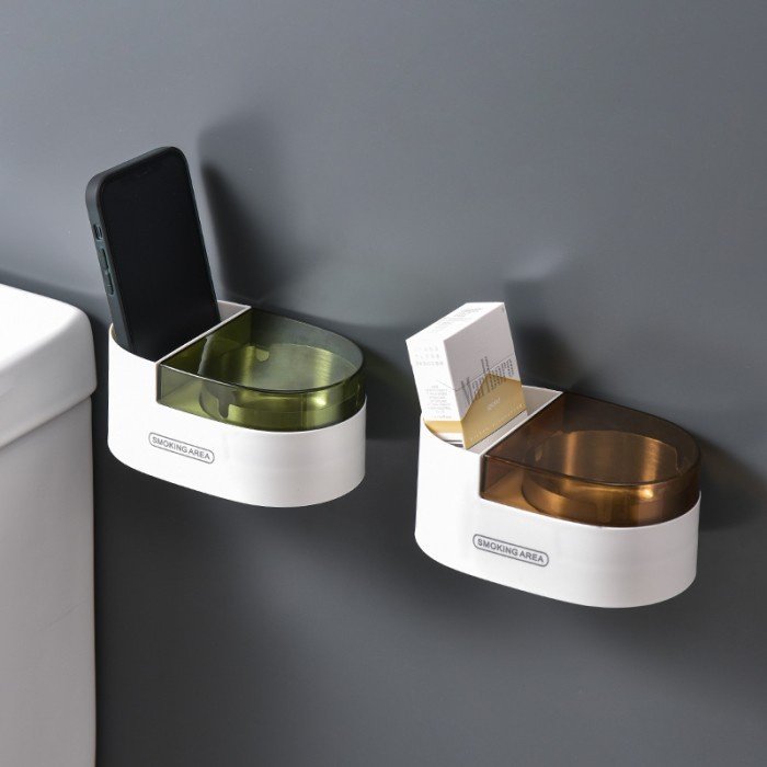 RUMAH TANGGA LAIN-LAIN  AC 1113 ASBAK TEMPEL DINDING WATERPROOF ASHTRAY LEPAS PASANG STRORAGE + TUTU