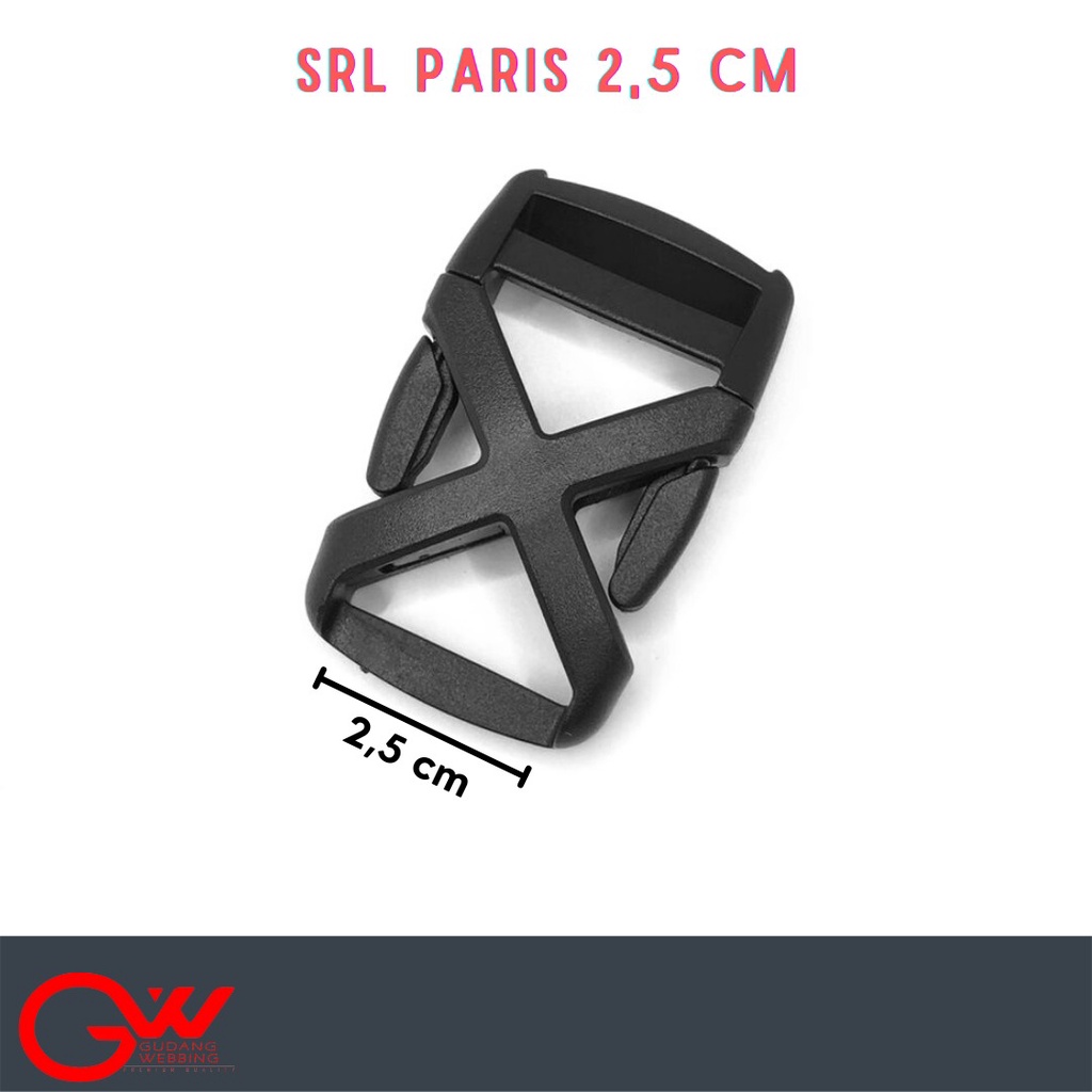 KUNCI SODOK / SELOT / BUCKLE / SRL PARIS 2,5 CM