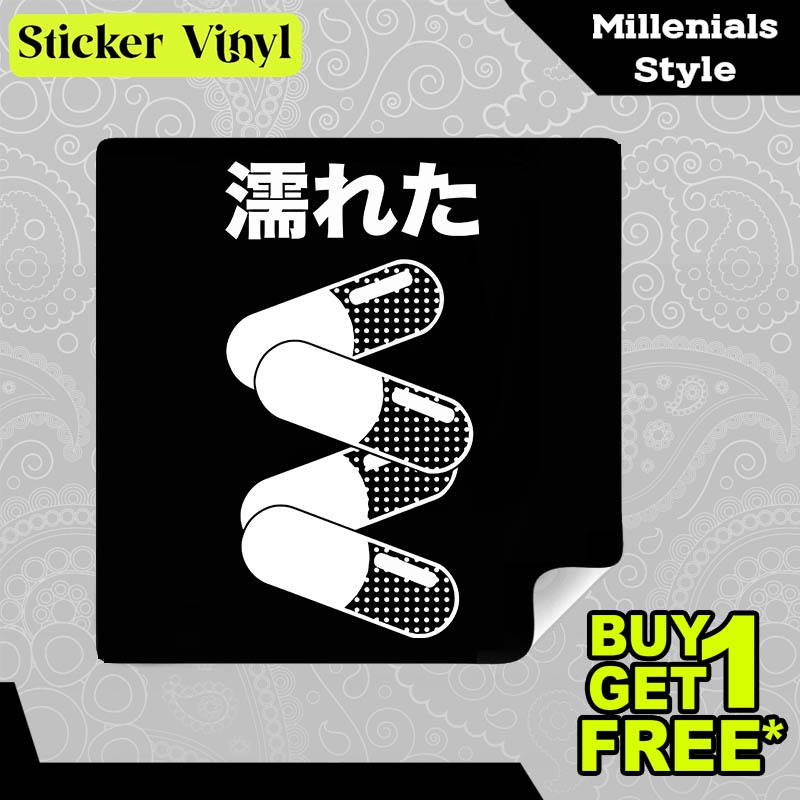 

Stiker Sticker CAPSULES Obat Kapsul Gambar Unik Desain Keren dan Kekinian Aesthetic Bahan Vinyl Satuan Anti Air