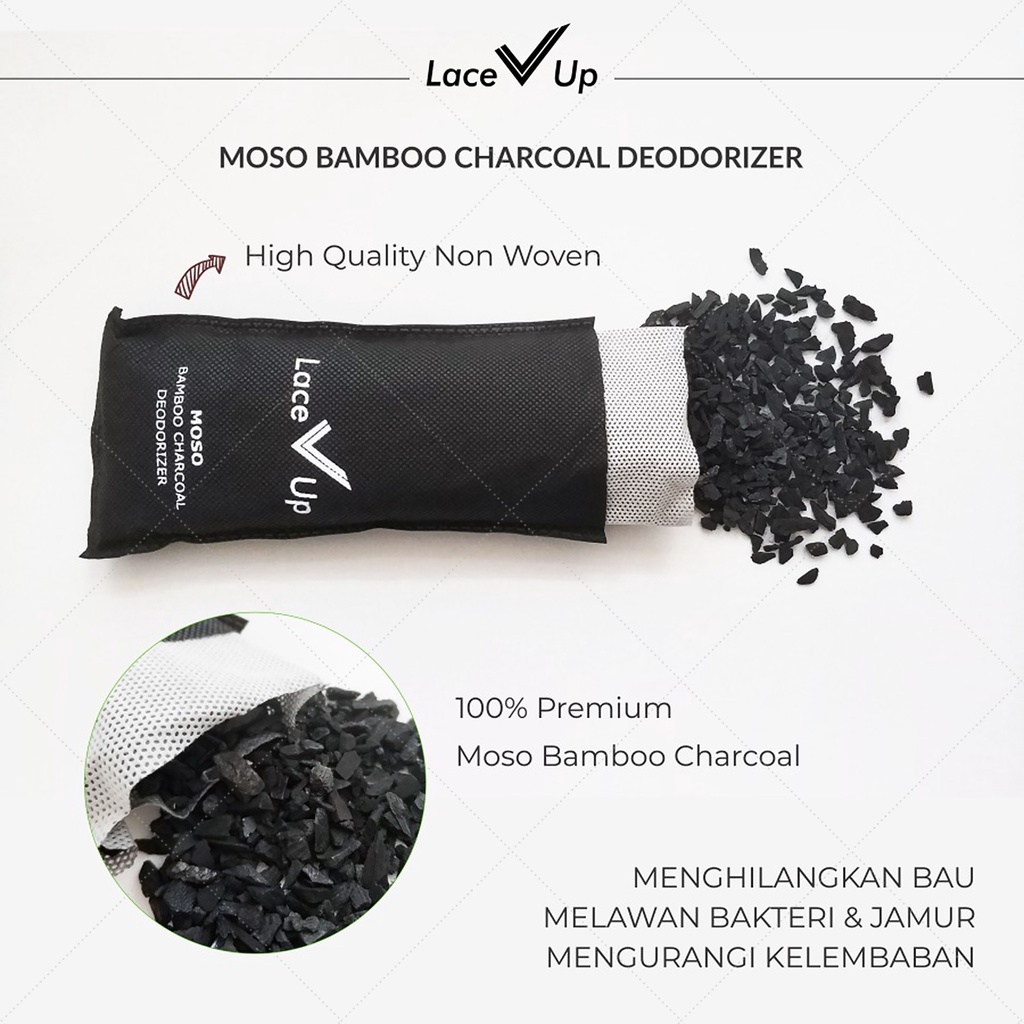 Moso Freshener Penghilang Bau Sepatu Tas (Bamboo Charcoal Deodorizer)