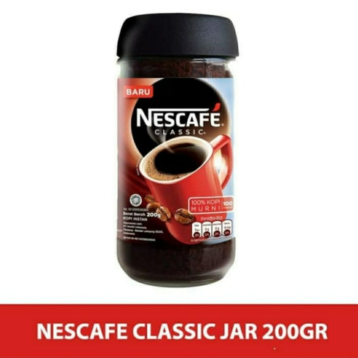 

Kopi Nescafe Classic Jar Lampung Robusta Blend 200 gr