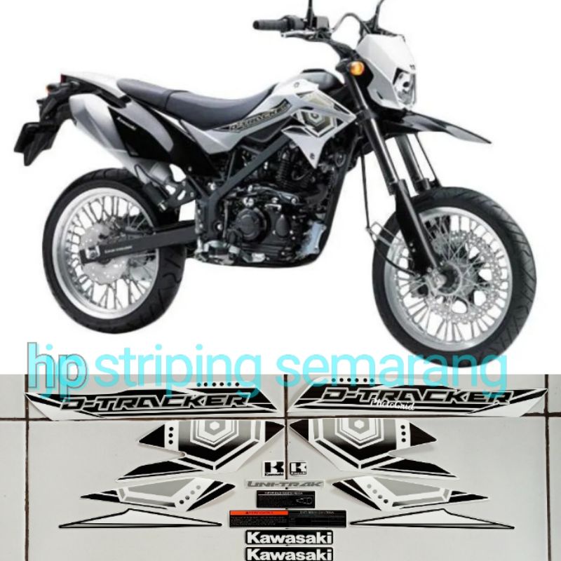 Striping Kawasaki Dtracker Bf th 2018 Putih