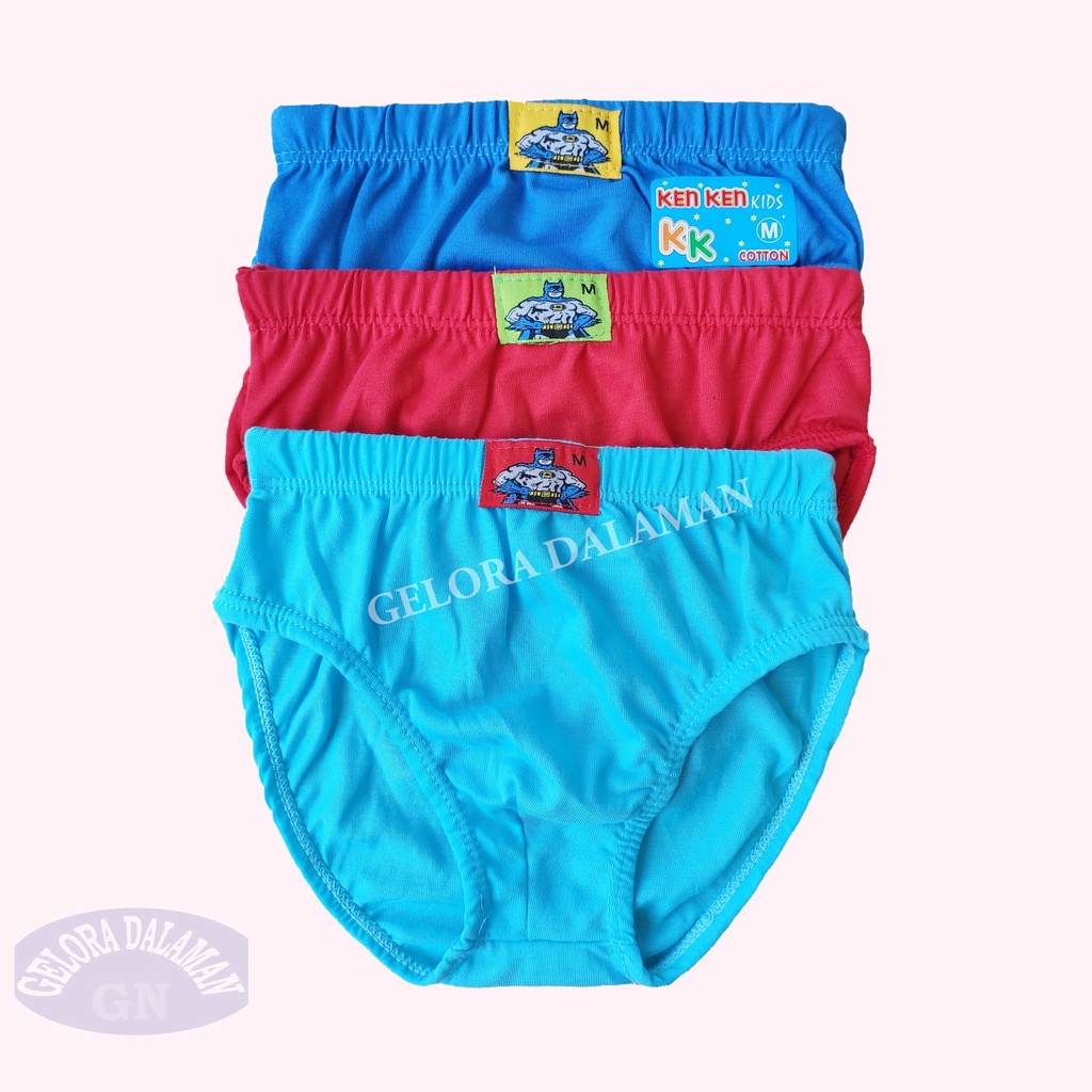 6 Pcs Celana Dalam Anak Laki Cowok  Polos