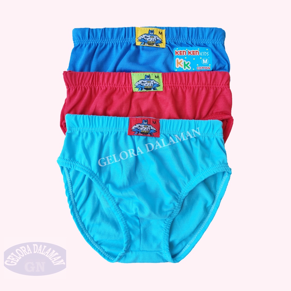 6 Pcs Celana Dalam Anak Laki Cowok  Polos