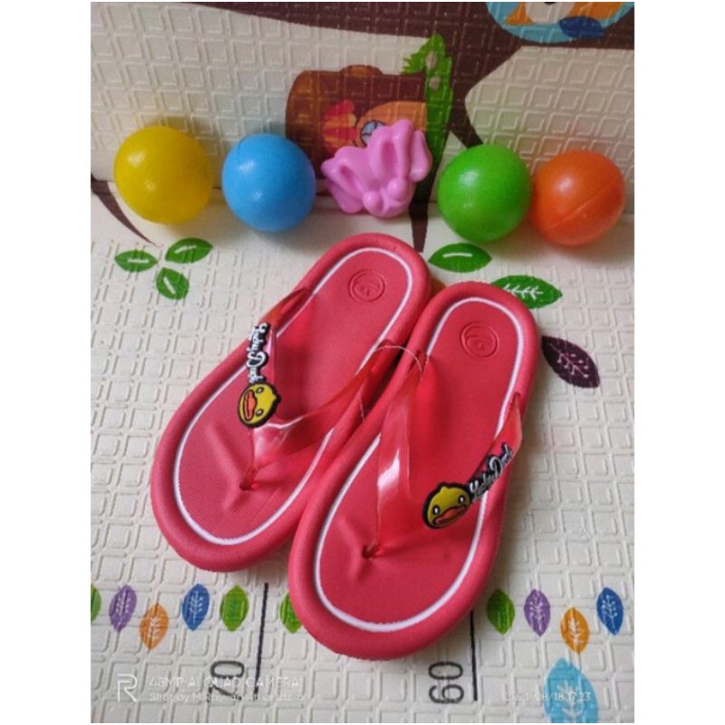 SANDAL ANAK PEREMPUAN / SANDAL KARET / SANDAL JEPIT / SANDAL DULUX MOTIF BEBEK