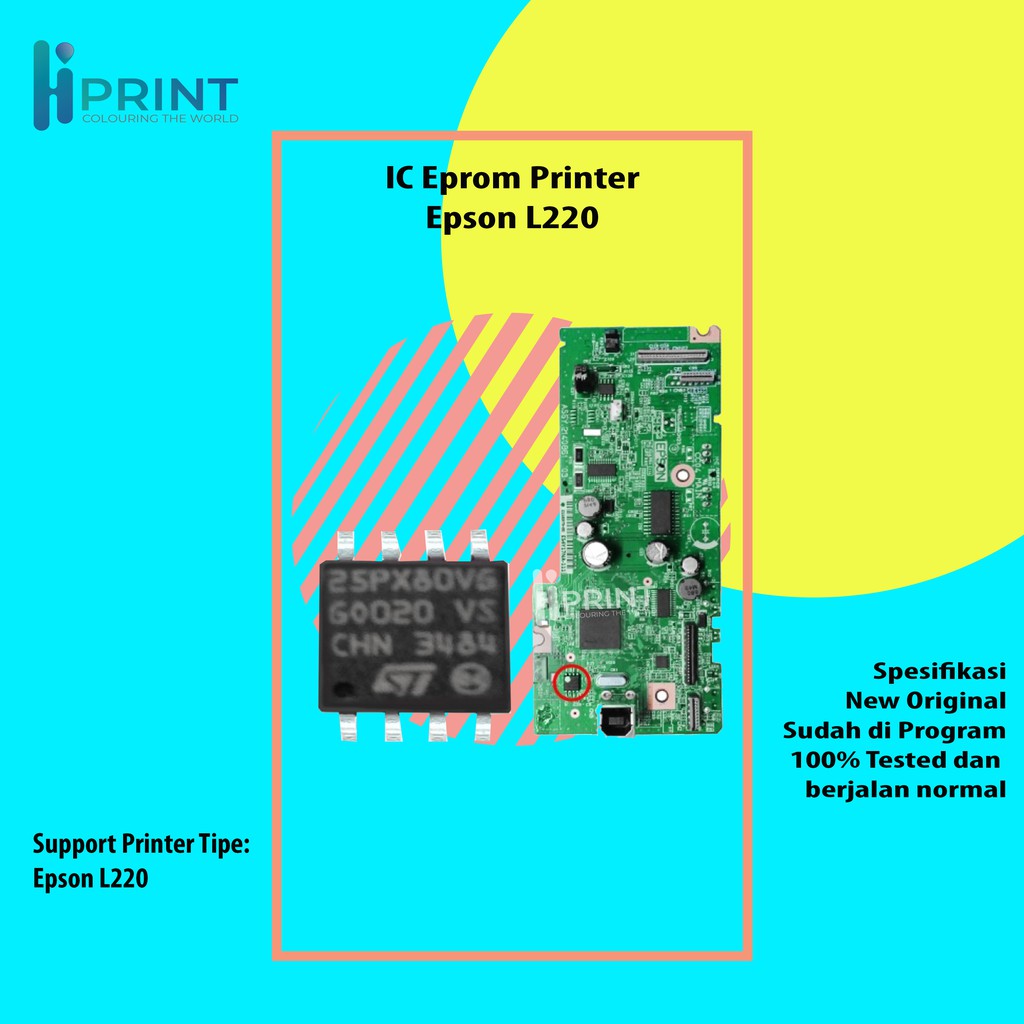 IC Eprom Epson L220, IC Counter L220, IC Reset Epson L220, Resetter Printer Epson L220