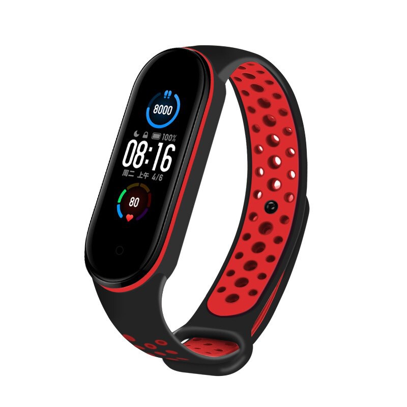 Silvertech Strap Sport Mi Band 4 /  Strap mi band 4 /Strap dua warna Mi band 4