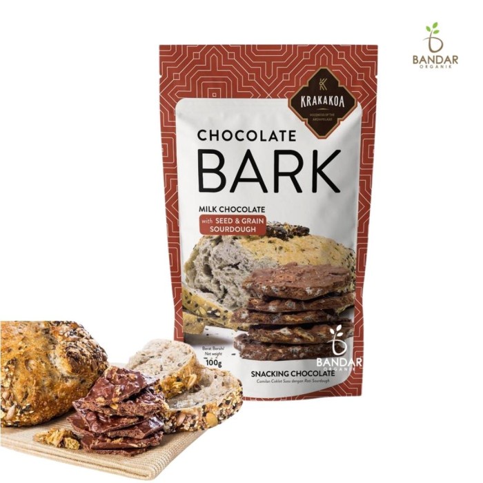 

KRAKAKOA - BARK MILK CHOCOLATE WITH SEED AND GRAIN SOURDOUGH 100GR