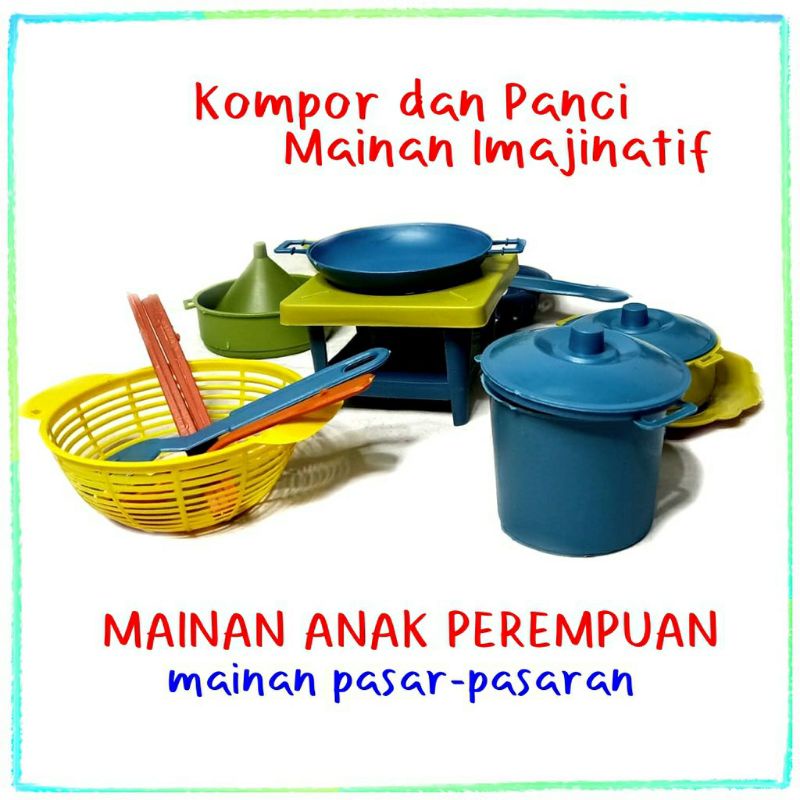 MAINAN ANAK PEREMPUAN CEWEK KERANJANG MASAKAN BENTUK LOVE SET KOMPOR MURAH TS 9940