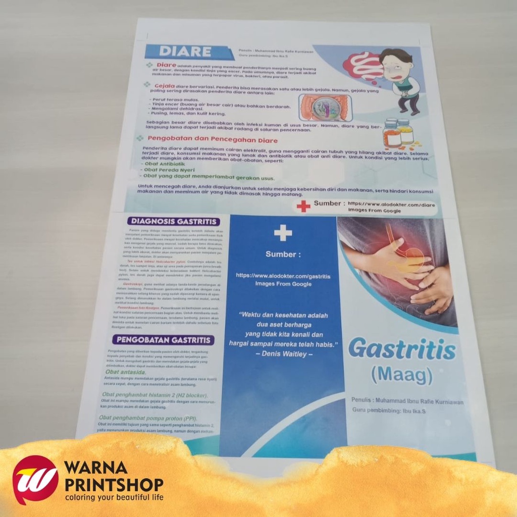 

Cetak Poster Art Paper Ukuran A3+ Full Color