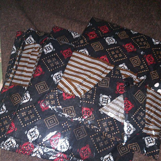 Kemeja Batik Pria Lengan Panjang Size M L Xl Xxl Bswart Batik Hrb026 Kenongo Hem Panjang Padi