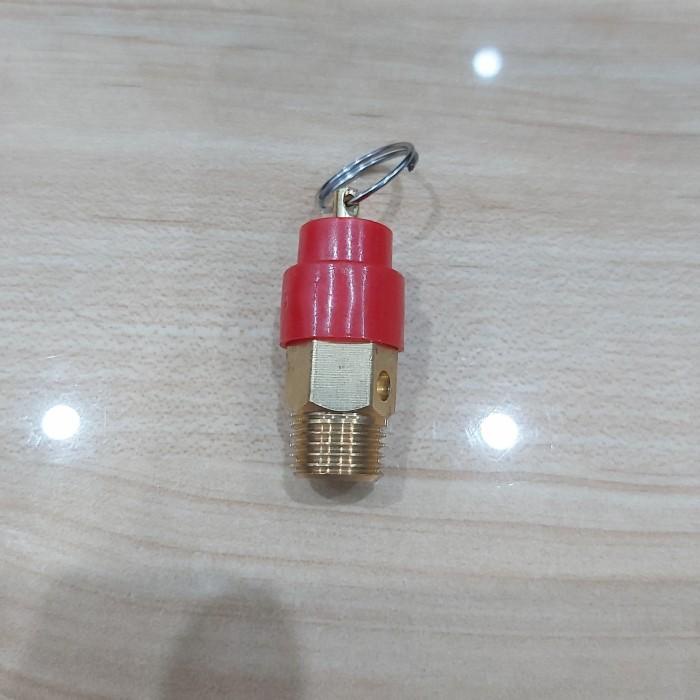 Foot Valve Safety Valve 1/4" Kuningan / Pembuangan Angin Compresor 1/4"
