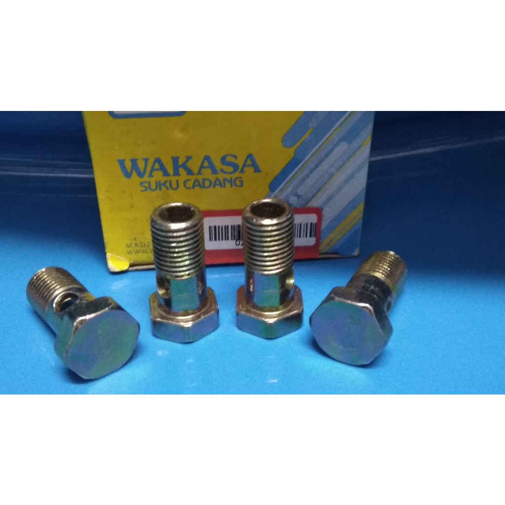 Baut Selang Solar Universal Colt Diesel / Fuso Ukuran 14mm Merk Wakasa