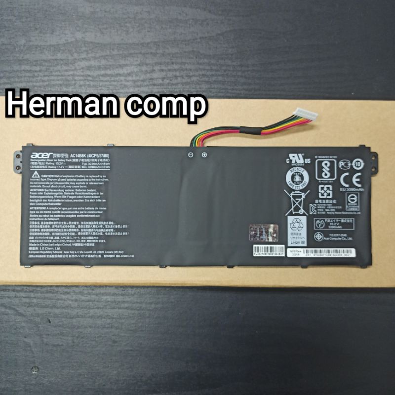 Original Baterai Acer Travelmate B115-M B115-MP P236-M P276-M P276-MG AC14B8K