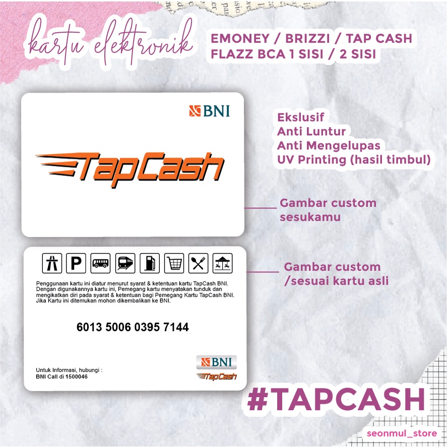 PALING DICARI!!! EMONEY BRIZZI FLAZZ TAPCASH KPOP IDOL / CUSTOM