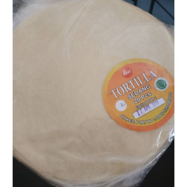 

Tortilla / kulit kebab ukuran sedang